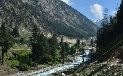 Representative scenery near Naran Valley
